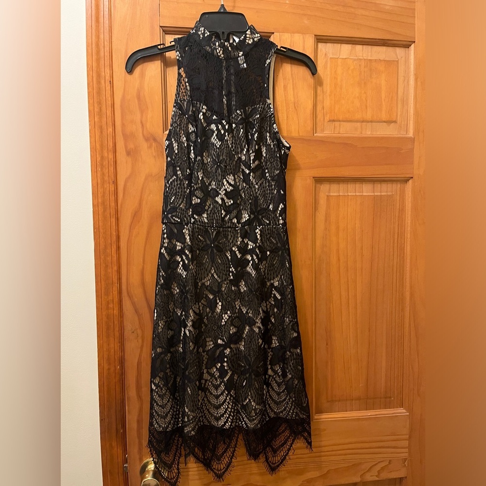 xhilaration women’s black and nude dress. Size small